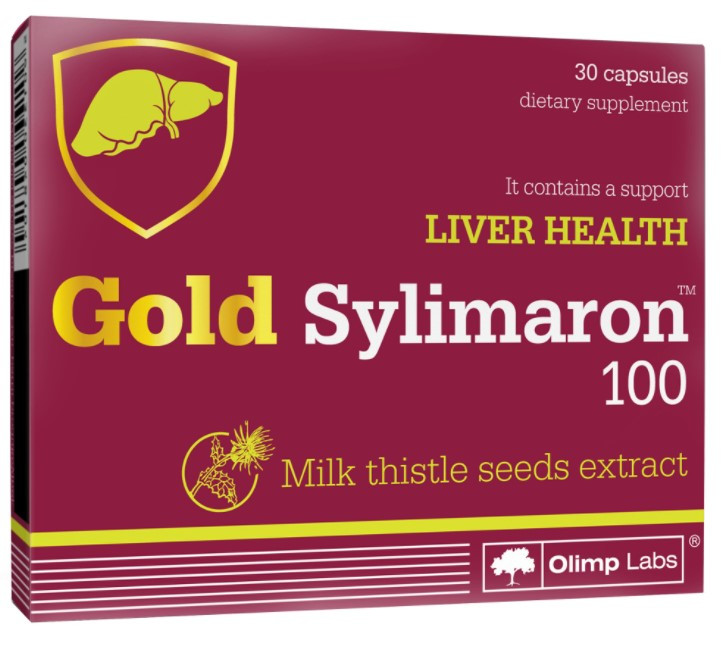 Силімариновий комплекс для здоров'я печінки Olimp Gold Sylimaron 100 30 капсул, фото 1