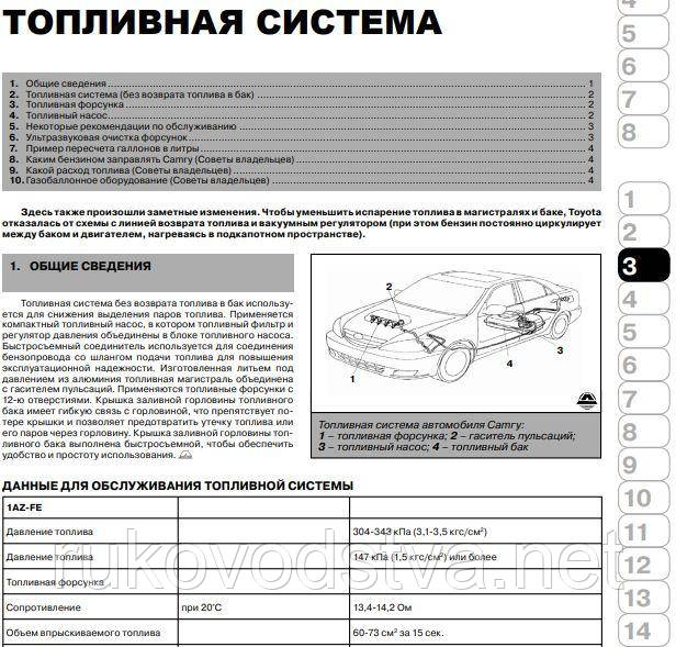 Книга Toyota Camry c 2001 Руководство по ремонту, эксплуатации и техобслуживанию - фото 4 - id-p231270336