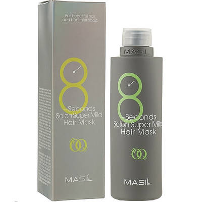 Уцінка! Пом'якшуюча маска для волосся MASIL 8 Seconds Salon Super Mild Hair Mask  350ml (до 22.11.2025)