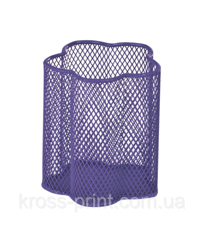 Підставка для ручок "квітка" d85х100 мм, металева, фіолетовий, KIDS Line