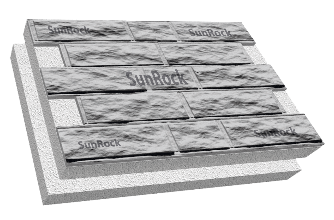 Термопанелі "Колота цегла" 600х400мм, фото 1