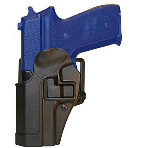 Полімерна кобура Blackhawk SERPA CQC w/Matte Finish 410506 (Sig) Чорний, Ліва, фото 1