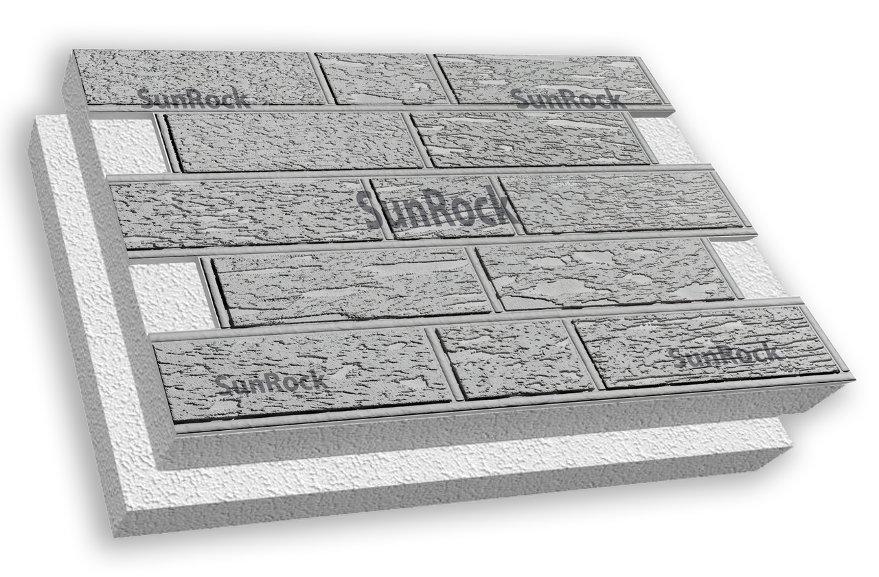 Термопанелі "Цегла-короїд" 600х400мм, фото 1