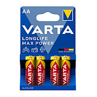 Батарейки AA (LR6) Varta Longlife Max Power Alkaline (4шт.)