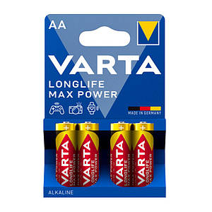 Батарейки AA (LR6) Varta Longlife Max Power Alkaline (4 шт.)