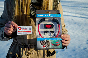 Водонепроницаемый MP3-плеер для плавания фотообзор 2