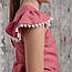 Сукня дитяча без рукава, вишивка – гладь, Онікс, колір – рожевий., фото 6