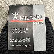 Шкарпетки чоловічі демісезонні бавовна Milano Cotton Lycra, Україна, 40-45, асорті, 09854, фото 5