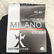 Шкарпетки чоловічі демісезонні бавовна Milano Cotton Lycra, Україна, 40-45, асорті, 09854, фото 4