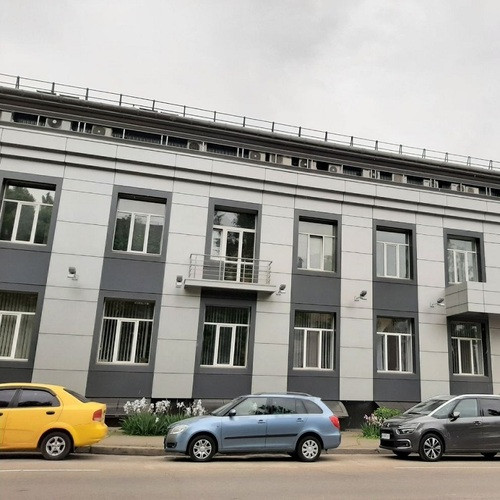 Касетний фасад для офісної будівлі, Київ