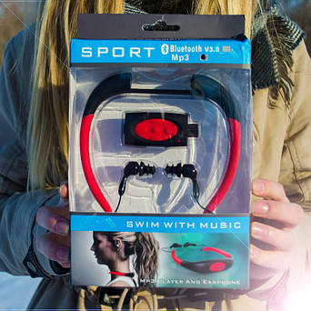 Водонепроницаемый MP3-плеер для плавания фотообзор 1