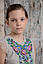 Сукня дитяча без рукава, вишивка – гладь, Льон, колір – сірий., фото 6