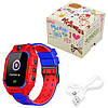 Дитячий розумний смарт-годинник з GPS Q19 Smart baby watch з камерою, прослуховуванням, сім картою для дітей, Червоний, фото 10