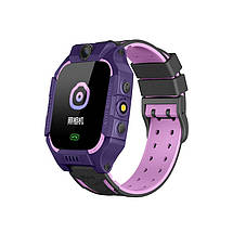 Дитячий розумний смарт годинник c GPS Q19 Smart baby watch з камерою, прослуховуванням, сім картою для дітей, Фіолетовий, фото 2