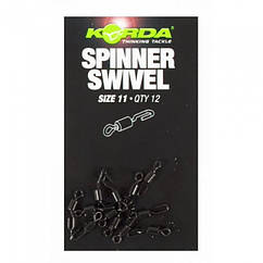 Вертлюг швидкознімний Korda Spinner Swivels Size 11