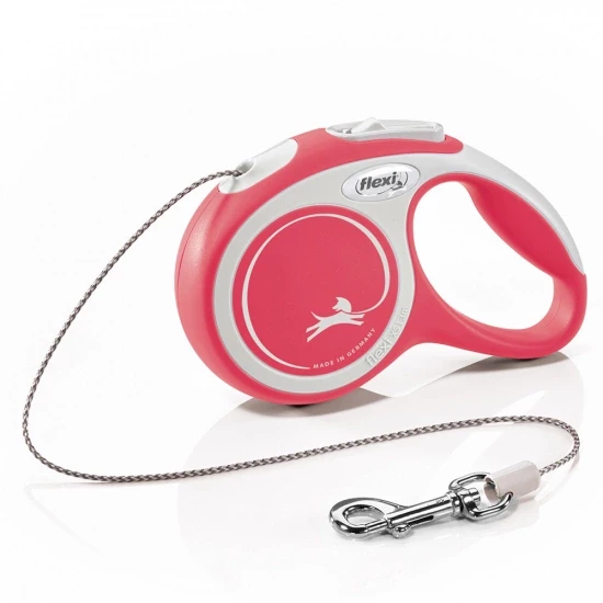 Рулетка-повідець Flexi New Comfort S трос 5м/12кг