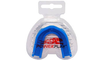Капа боксерська PowerPlay 3303 SR Синьо-Біла, фото 5