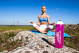 Спортивна пляшка PowerPlay Rocket Bottle 750 мл Фіолетова, фото 5