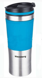 Термокружка Klausberg KB-7150 480мл Сріблясто-Синя