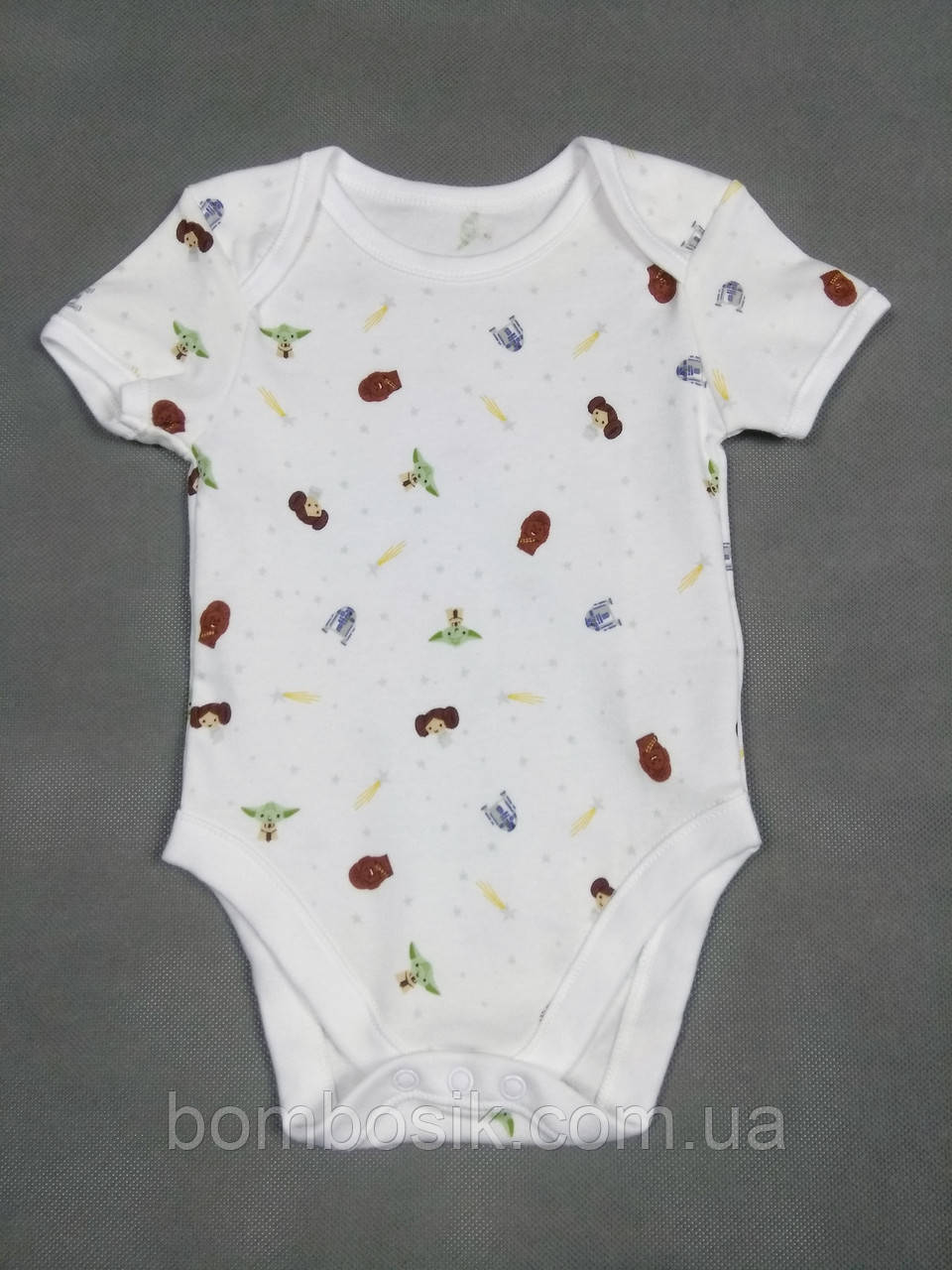 Бодік для хлопчика з коротким рукавом George, First size (50-56см), фото 1