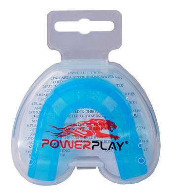 Капа боксерська PowerPlay 3307 SR Синя, фото 3