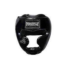 Боксерський шолом тренувальний PowerPlay 3043 Чорний S, фото 2