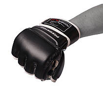 Рукавиці для MMA PowerPlay 3056 Чорні S, фото 3