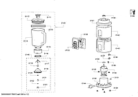 Двигун для блендера Zelmer SB1000 12003068 мотор для Zelmer Zsb1400b моторний блок для SB1000