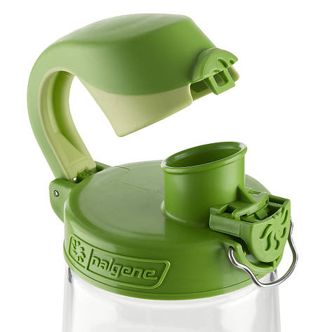 Пляшка для води Nalgene OTF On The Fly 650 мл. Прозоро-Зелена, фото 3