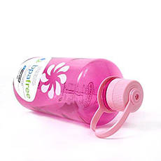 Пляшка для води Nalgene Narrow Mouth 1 л. Розова, фото 3