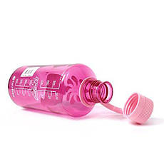 Пляшка для води Nalgene Narrow Mouth 1 л. Розова, фото 4