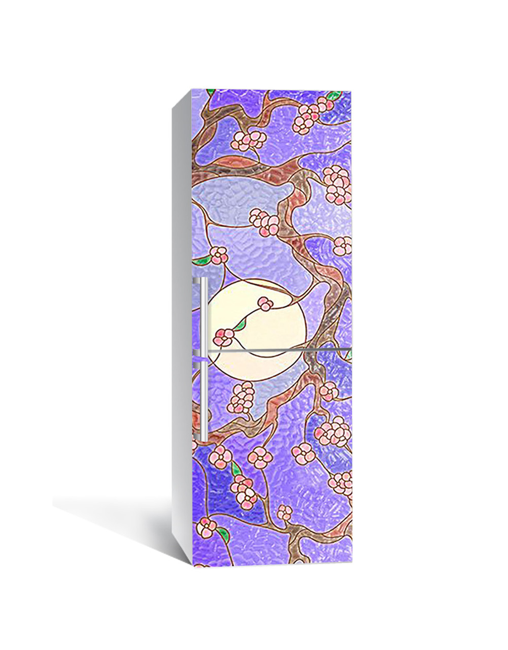 65х200 см Плівка самоклеюча для холодильника, декор холодильника, шпалери для холодильника Грановане скло, фото 1