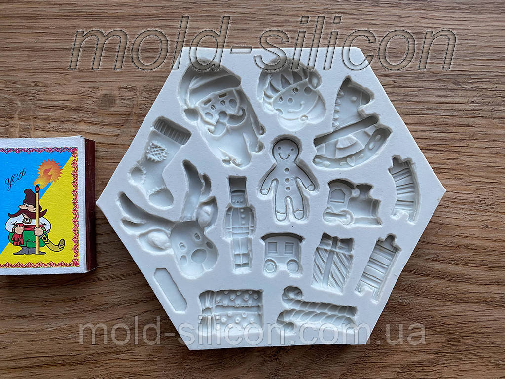 Силіконовий молд "Набір новорічний No6", фото 1