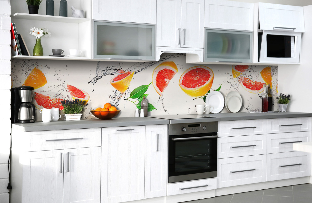 60х250 см Кухонний фартух ПВХ, клеюча плівка для кухні, скіналі фартухи стінові панелі для кухні 102139424-376