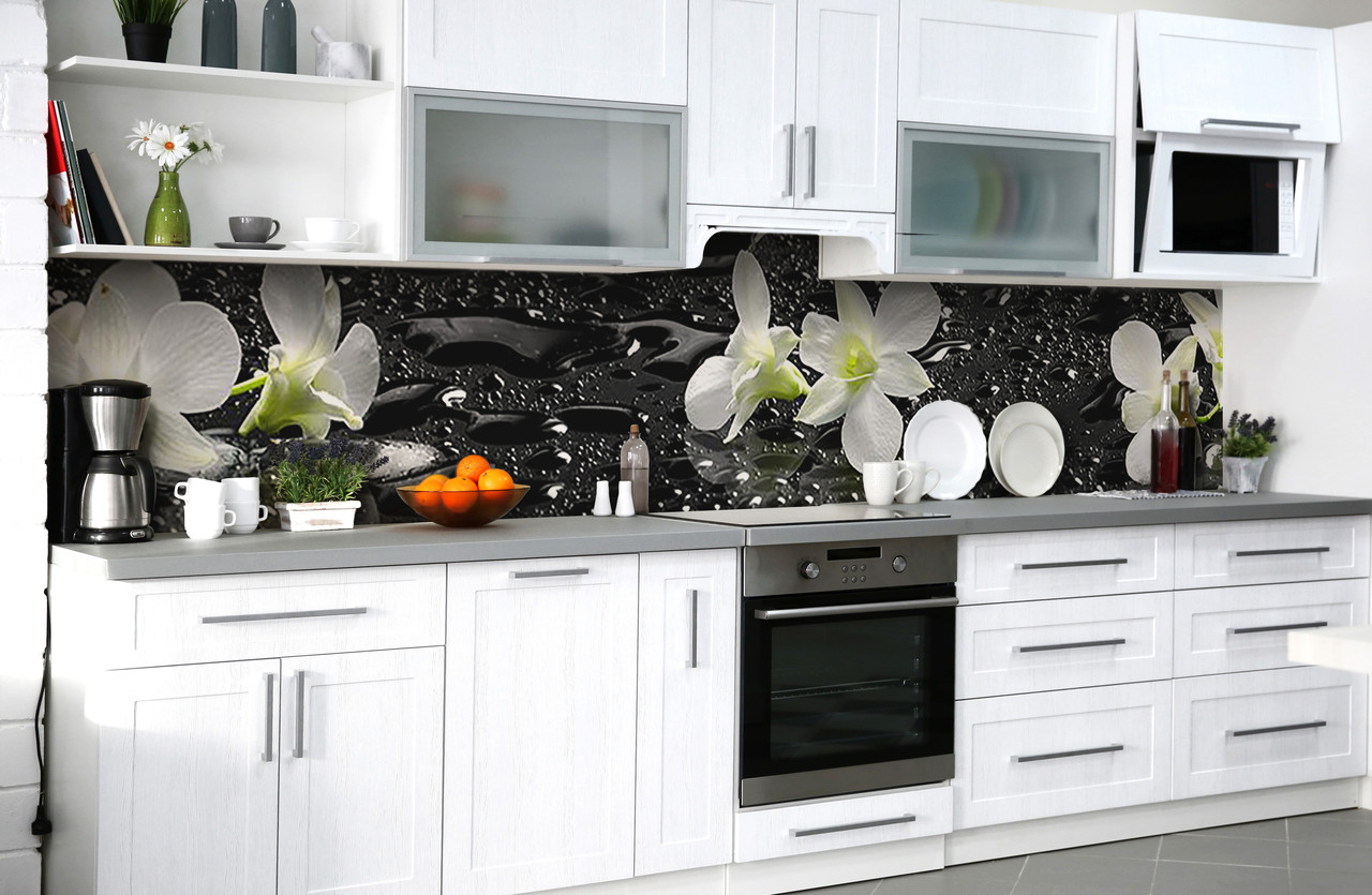 60х250 см Кухонний фартух ПВХ, клеюча плівка для кухні, скіналі фартухи стінові панелі для кухні 102139424-377