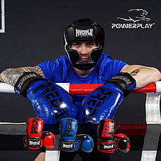 Боксерські рукавиці PowerPlay 3017 Predator Червоні карбон 12 унцій, фото 6