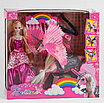 Лялька з конем для дівчаток від 3 років З наклейками для волосся резиночками фарбою та праскою для волосся 68269, фото 2