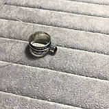 Гранат кільце спиннер з гранатом в сріблі 18 розмір Індія, фото 6