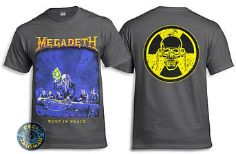 Футболка MEGADETH Rust In Peace графітова, фото 2