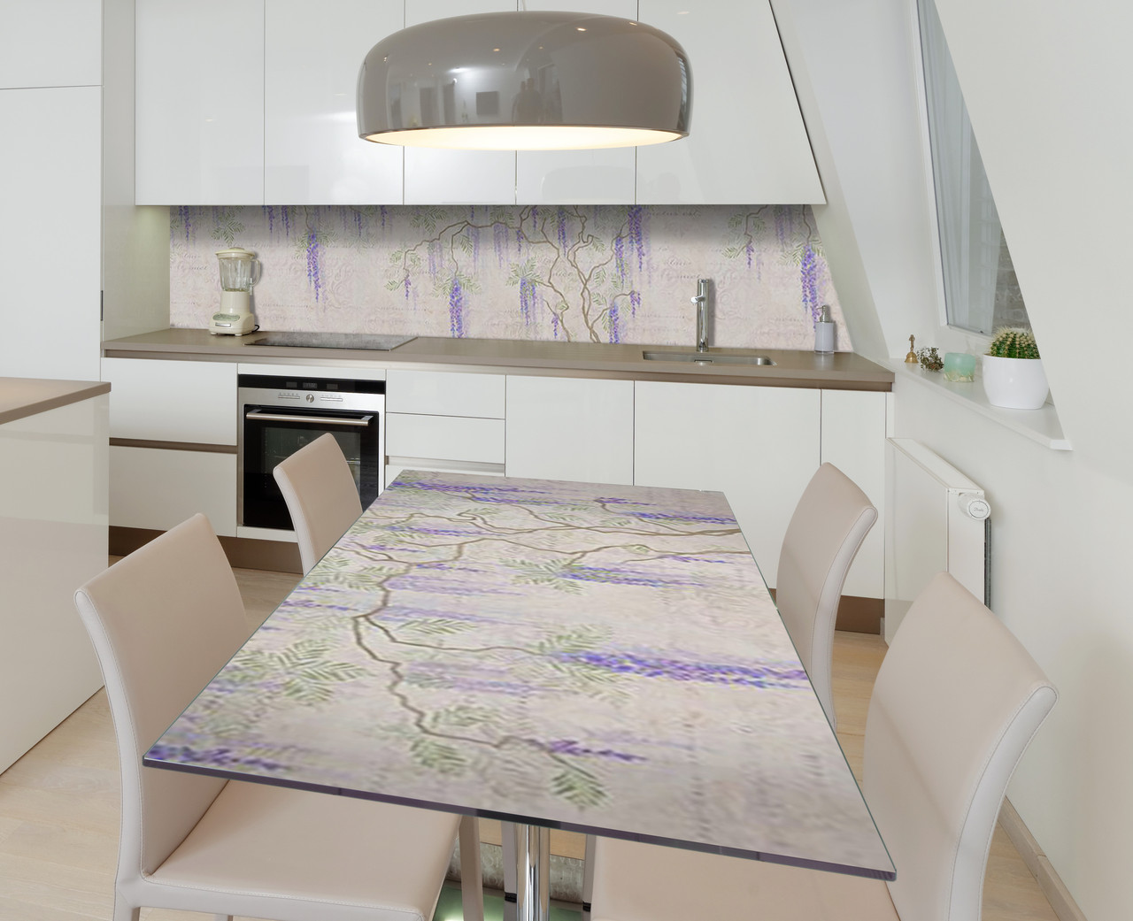 65х120 см Наклейка для кухонного столу, плівка для кухонних меблів, наклейки на кухню, кухонні наклейки, плівка пвх Z181513/1st, фото 1