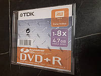 Диски DVD+R TDK SCRATCH PROOF 4,7gb 8 x защита от царапин архивные