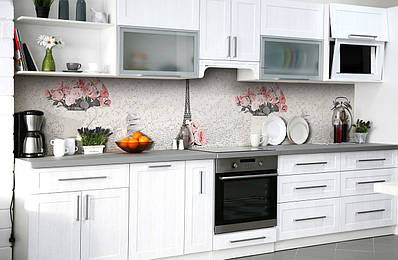 60х250 см Кухонний фартух ПВХ, клеюча плівка для кухні, скіналі фартухи стінові панелі для кухні 102139424-411