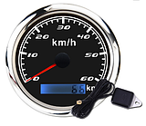 Gps Спідометр 60Км/Ч I Gauge Wpsp270-Gps-60B Чорний