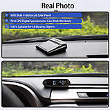Універсальний бездротовий HUD Head Up Display GPS Спідометр (спідометр годинник термометр і ін ), фото 8