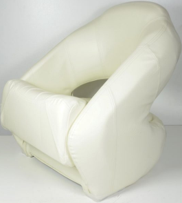 Крісло В Катер Яхту Premium Bucket Boat Із Системою Flip-Up Біле, фото 1
