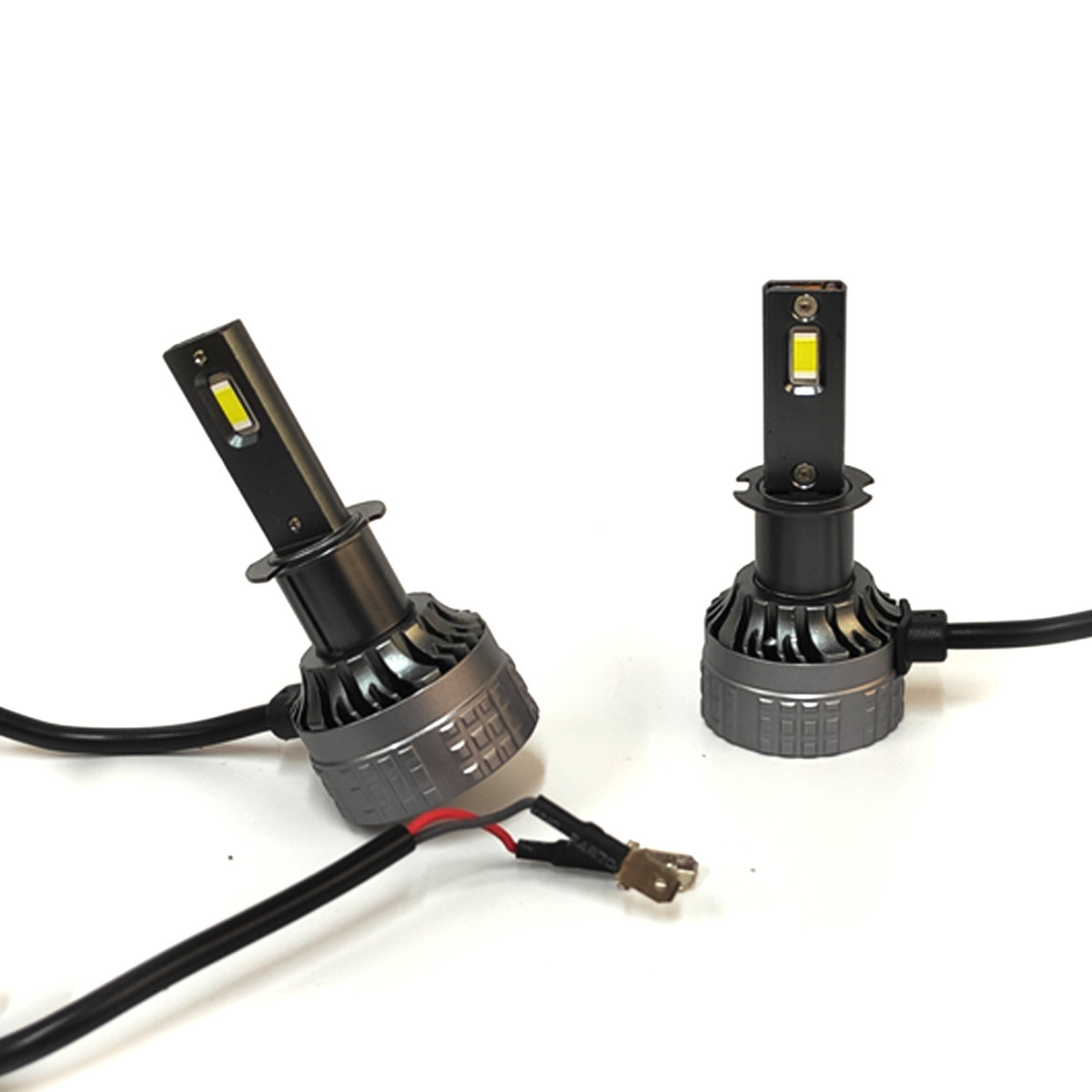 Комплект LED ламп Т8 PRO Н3 55W 9-32V CANBUS 5500K радіатор з вентилятором (діод 3570 50mk)