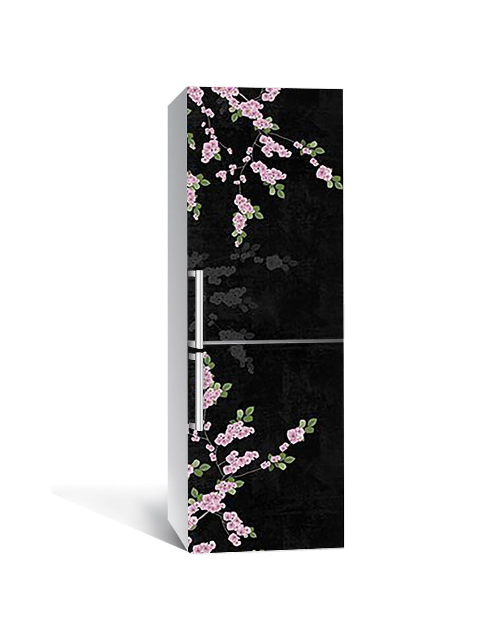 65х200 см Плівка самоклеюча для холодильника, декор холодильника, шпалери для холодильника 3Д Сакура, фото 1