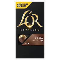 Кава в капсулах L OR Espresso Forza 10 шт, сумісні з Nespresso*