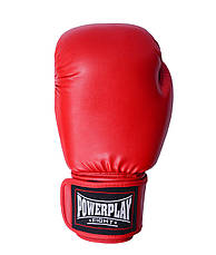 Боксерські рукавиці PowerPlay 3004 Classic Червоні 18 унцій, фото 6