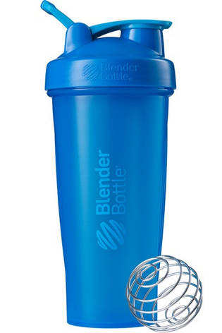 Шейкер спортивний BlenderBottle Classic Loop 28oz/820ml Cyan (Original), фото 2